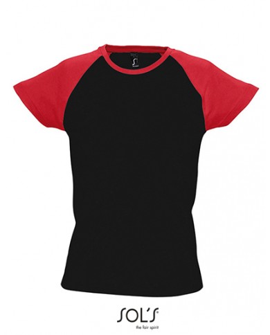 T-Shirt Raglan Femme Milky 150