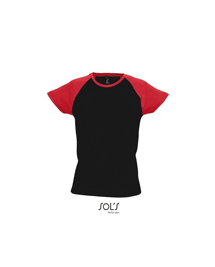 T-Shirt Raglan Femme Milky 150
