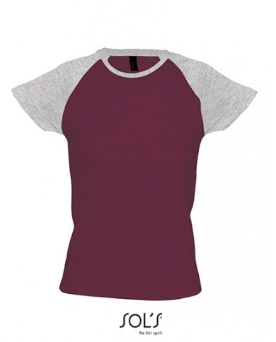 T-Shirt Raglan Femme Milky 150