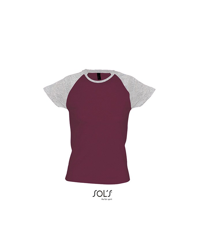 T-Shirt Raglan Femme Milky 150