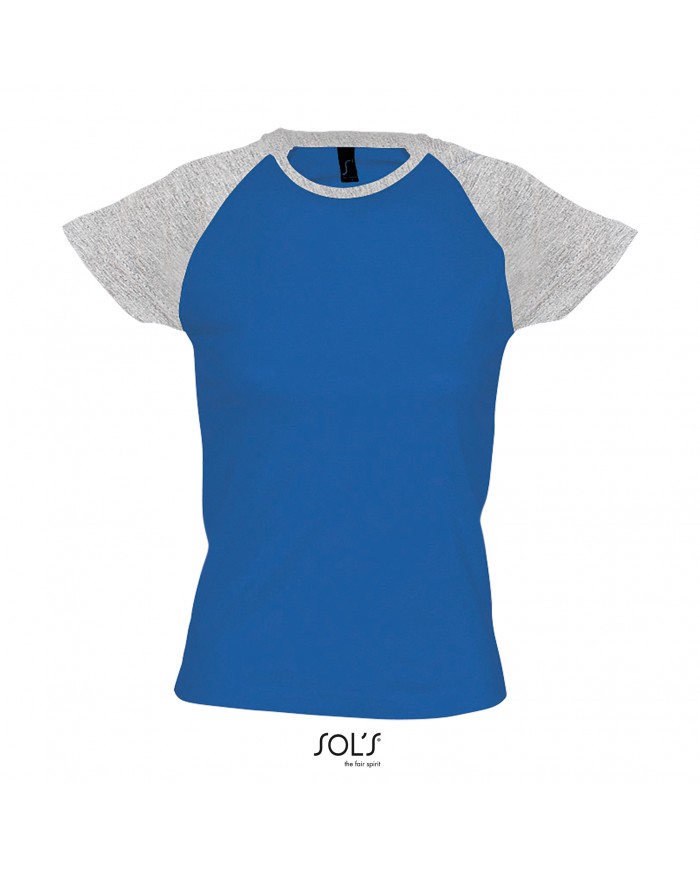 T-Shirt Raglan Femme Milky 150