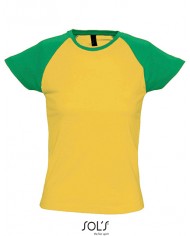 T-Shirt Raglan Femme Milky 150