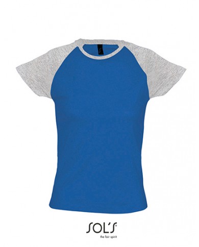 T-Shirt Raglan Femme Milky 150