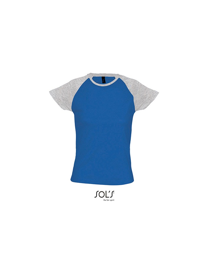 T-Shirt Raglan Femme Milky 150