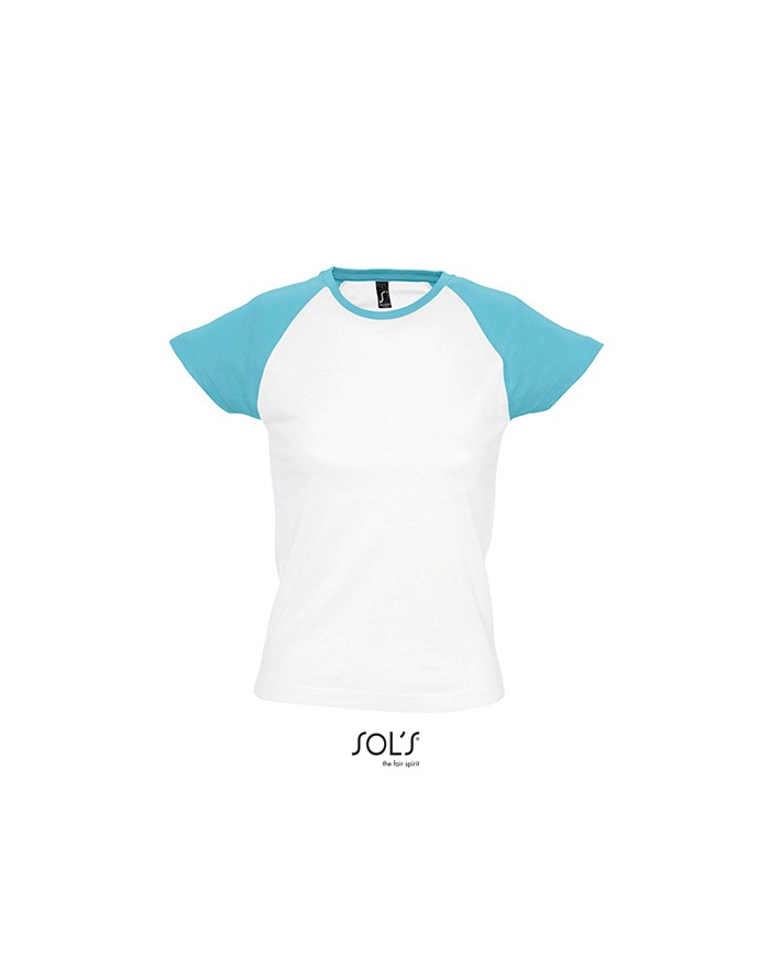 T-Shirt Raglan Femme Milky 150