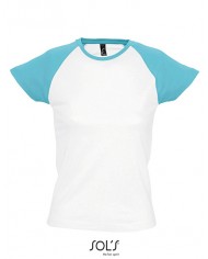 T-Shirt Raglan Femme Milky 150