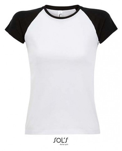 T-Shirt Raglan Femme Milky 150