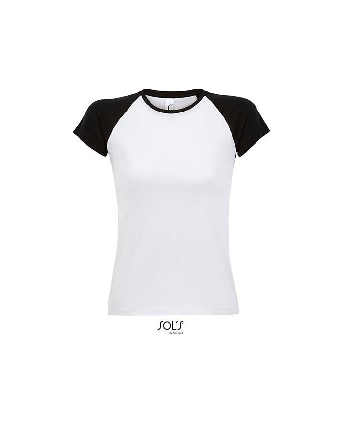 T-Shirt Raglan Femme Milky 150