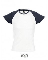 T-Shirt Raglan Femme Milky 150