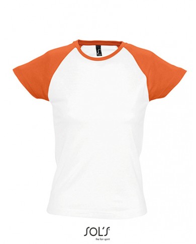 T-Shirt Raglan Femme Milky 150