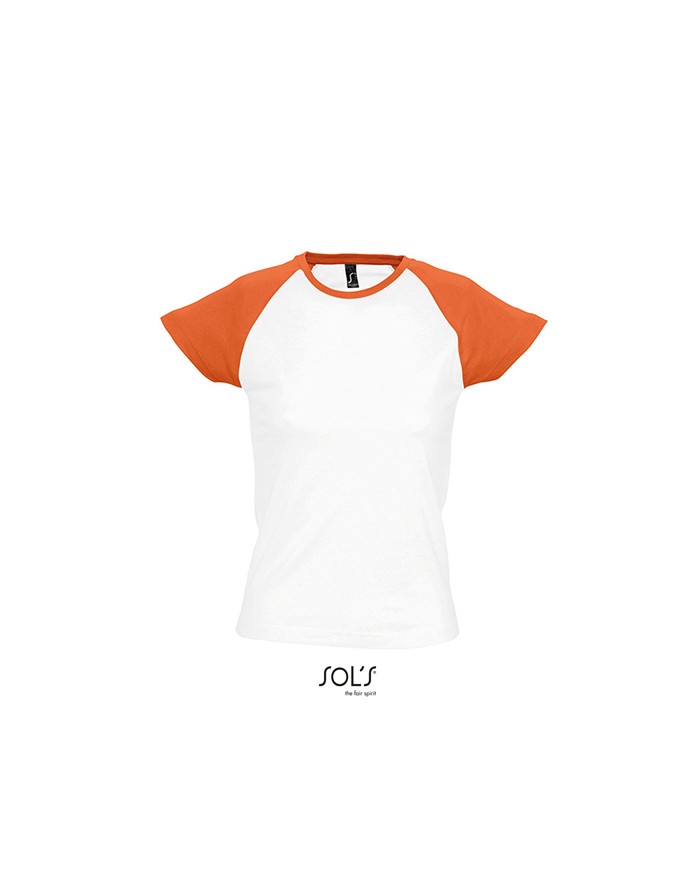 T-Shirt Raglan Femme Milky 150