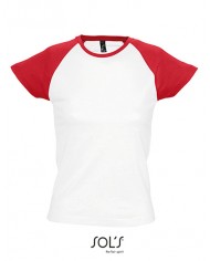 T-Shirt Raglan Femme Milky 150